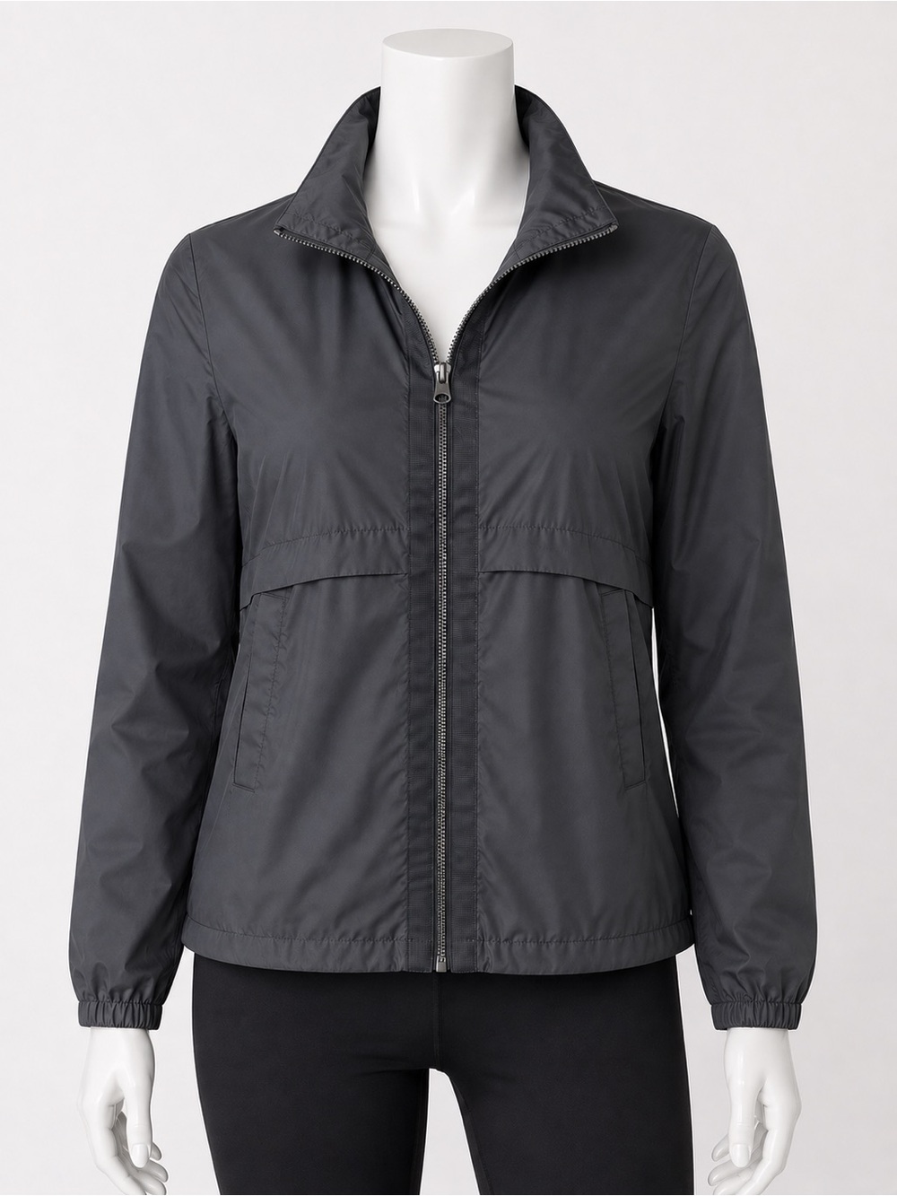 Athletic Works Men's Navy Lightweight Windbreaker Jacket